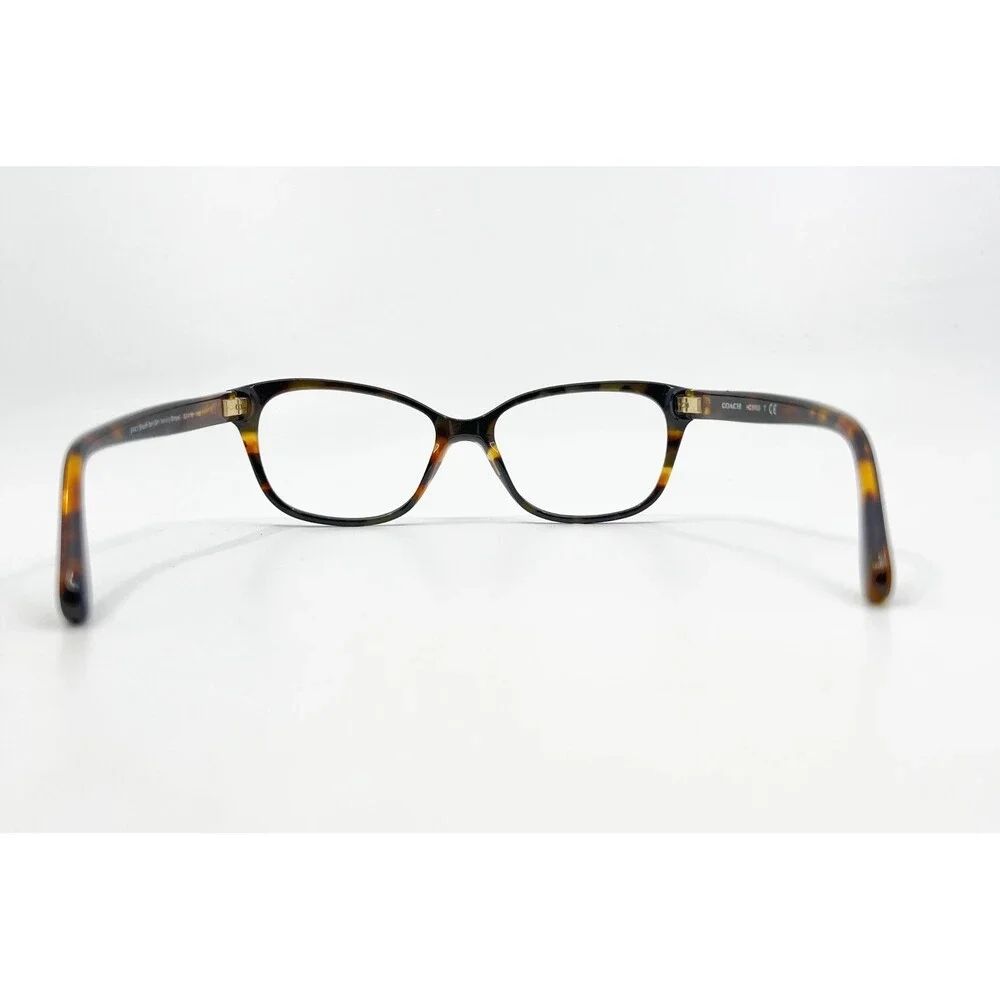 Coach Eyeglasses Womens Black Tortoise Cat Eye HC 6127U 5533 53-16-140